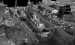 Ukraine tung clip tuyên bố phóng UAV đốt cháy tàu chiến quan trọng của Nga 