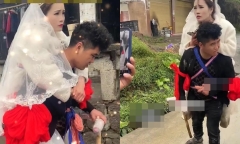 Sau 3 năm tan vỡ, người chồng quyết tâm cõng vợ cũ 100km về nhà mẹ đẻ để hàn gắn