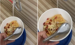Thanh niên hồn nhiên dùng nước trong bình nóng lạnh pha mì tôm, nhận ngay cái kết