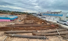 Khởi tố 4 đối tượng dùng xe cẩu vào công trường ở Quảng Ninh trộm hơn 15 tấn thép