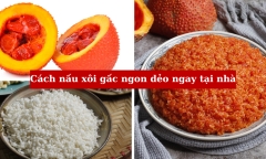 Chi tiết cách nấu xôi gấc ngon, đơn giản ngay tại nhà cho hội chị em