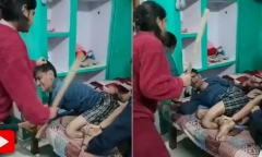 Clip: Phẫn nộ người đàn ông bị vợ và con gái đánh dã man trước khi qua đời 