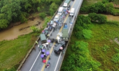 TNGT liên hoàn trên cao tốc Nội Bài - Lào Cai, 2 người thương vong