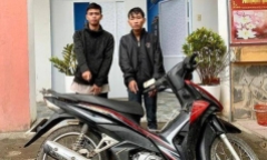 Hai đối tượng thực hiện nhiều vụ trộm xe máy khắp các tỉnh miền Trung