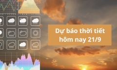 Tin tức dự báo thời tiết hôm nay 21/9: Hà Nội tăng nhiệt, trời vẫn có mây