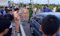 Xe tập lái gây tai nạn, bé gái 3 tuổi tử vong