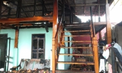 Cháy nhà sàn ở Sơn La, cụ bà hơn 90 tuổi tử vong