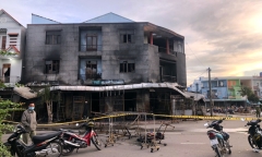 Kiên Giang: Cháy cửa hàng quần áo, vợ chồng cùng 2 con nhỏ tử vong