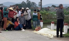 Nghệ An: Đạp xe băng qua đường ray, cụ ông bị tàu hỏa tông tử vong