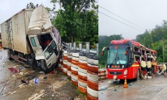 Xác định nguyên nhân vụ tai nạn trên đèo Lò Xo khiến 1 người tử vong