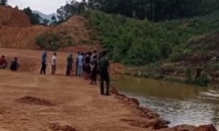 Hai chị em đuối nước thương tâm cạnh công trường dự án đường vành đai 5