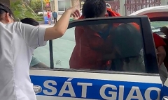 CSGT kịp thời đưa sản phụ bị vỡ ối trên cao tốc đi cấp cứu