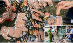 Phát hiện, thu giữ 3.180 túi xúc xích không rõ nguồn gốc xuất xứ ở Lạng Sơn