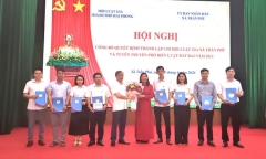 Hải Phòng: Thành lập Chi hội Luật gia xã Trần Phú, đưa pháp luật đến gần người dân