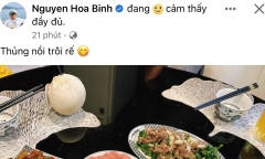 Shark Bình tự hào khoe mâm cơm 