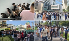 Động đất hơn 7 độ ở Myanmar, Hà Nội, TP.HCM rung lắc: Người dân sợ hãi chạy tán loạn