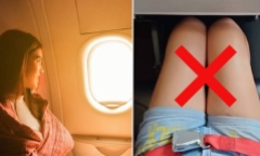 Lý do bạn không nên mặc váy ngắn khi đi máy bay
