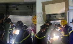 Đà Nẵng: Giải cứu 3 người mắc kẹt trong thang máy bệnh viện giữa đêm 