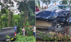 Vụ vợ chồng, con trai tử vong sau tai nạn giao thông: Camera an ninh ghi lại gì?