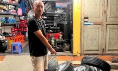 6 giờ truy xét kẻ tháo trộm 2 bánh ô tô trong khu đô thị ở Hà Nội