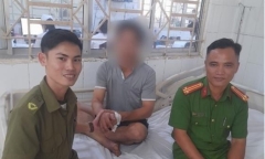 Có ý định uống thuốc tự tử, người đàn ông may mắn được công an kịp thời cứu giúp
