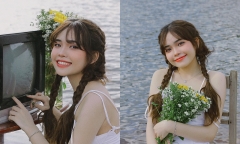 Nữ sinh Đại học Văn Hiến sở hữu nhan sắc ngọt ngào khiến cộng đồng mạng xao xuyến