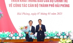 Ông Đỗ Mạnh Hiến điều hành Đảng bộ TP.Hải Phòng