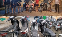 Nhóm 12 đối tượng vô cớ ném vỏ chai, gây thương tích cho cặp vợ chồng đi đường