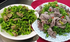 Hoa thiên lý chế biến theo cách này không những ngon mà còn bổ dưỡng
