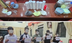  Nhóm học sinh lớp 9 tự chế tạo pháo rồi mang đến trường đốt ở Hải Dương