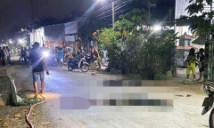 Hai người đi xe máy tử vong vì vướng dây giăng ngang đường 