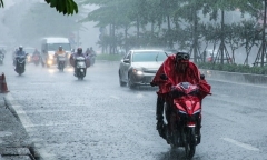 Miền Bắc đón mưa rào, có khả năng xảy ra mưa đá