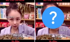 Đang ăn mukbang, nữ streamer gặp ngay sự cố 