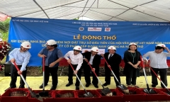 Lễ động thổ xây dựng Nhà bia lưu niệm tại thủ đô văn nghệ thời kháng chiến