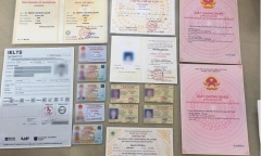 Triệt phá đường dây làm giả bằng cấp, căn cước công dân gắn chip ở Đồng Nai