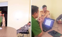Hải Phòng: Khởi tố, bắt tạm giam tài xế chửi bới và đánh CSGT
