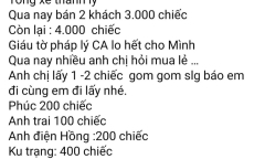 Công an xác minh clip livestream bán 7.000 xe thanh lý trong bãi xe vi phạm của CSGT