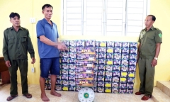 Bắt đối tượng buôn bán 339kg pháo hoa nổ, tàng trữ ma túy trái phép