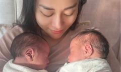 Phương Oanh khoe ảnh bồng con, dân tình rần rần vào chúc mừng