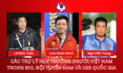 Lộ diện ba trợ lý người Việt Nam đồng hành cùng HLV Kim Sang Sik