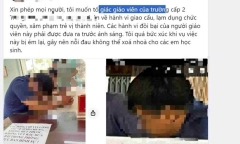 Xác minh thông tin thầy giáo bị 