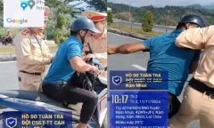 Khởi tố tài xế livestream xúc phạm, đấm vào mặt CSGT khi bị lập biên bản