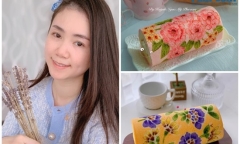 Cô gái Sài Gòn làm bánh bông lan vẽ họa tiết gây sốt cộng đồng mạng
