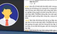Công an thông tin vụ hiệu trưởng bị vu khống nhắn tin 
