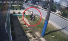 Vụ người phụ nữ tông trụ điện tử vong ở TP.HCM: Camera ghi lại cảnh đau lòng