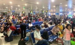 Sân bay Tân Sơn Nhất đón lượng khách kỷ lục trong dịp Tết Nguyên đán Quý Mão 2023