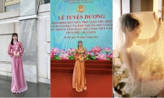 Cô giáo mầm non “xinh như mộng” nhận giải thưởng Nhà giáo Hà Nội tâm huyết, sáng tạo năm 2023