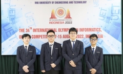 Việt Nam đoạt 4 huy chương trong kỳ thi Olympic Tin học quốc tế 2022