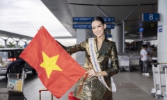 Á hậu Bảo Ngọc mang 125kg hành lý sang Ai Cập thi Miss Intercontinental 2022 