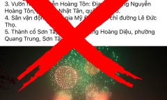 Hà Nội không tổ chức bắn pháo hoa dịp Tết Dương lịch 2024